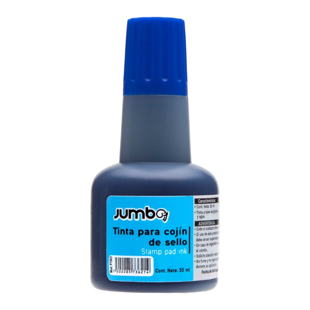 Tinta P/ Sello Azul 30 ml Jumbo