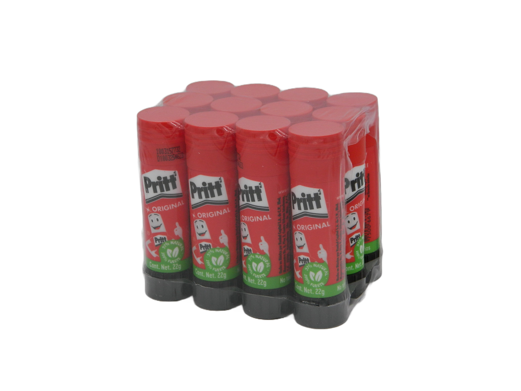 Lapiz Adhesivo Pritt 22 grs C/ 12 pzs Henkel
