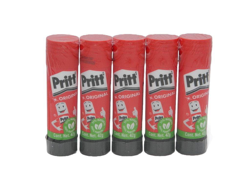 Lapiz Adhesivo Pritt 42 grs C/ 5 pzs Henkel