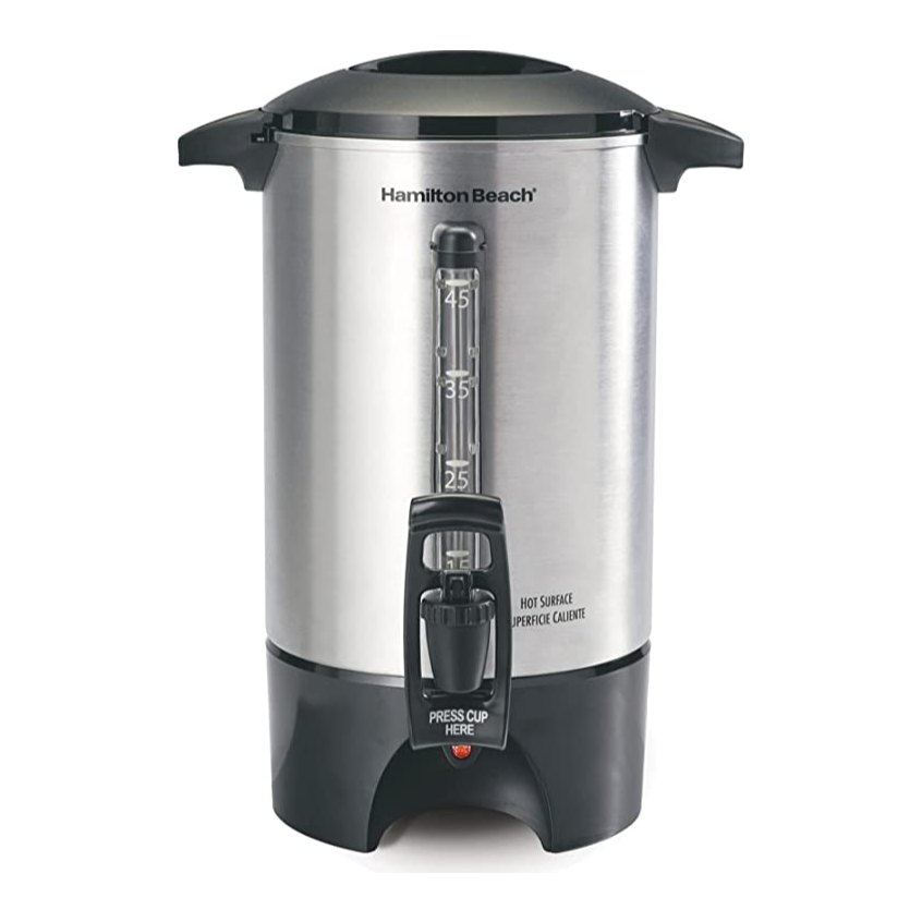 Cafetera Acero Inoxidable 45 Tazas Hamilton Beach