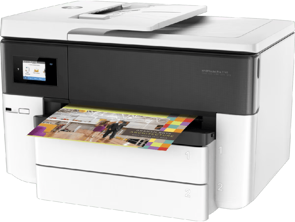 Impresora Multifuncional Color OfficeJet 7740 HP