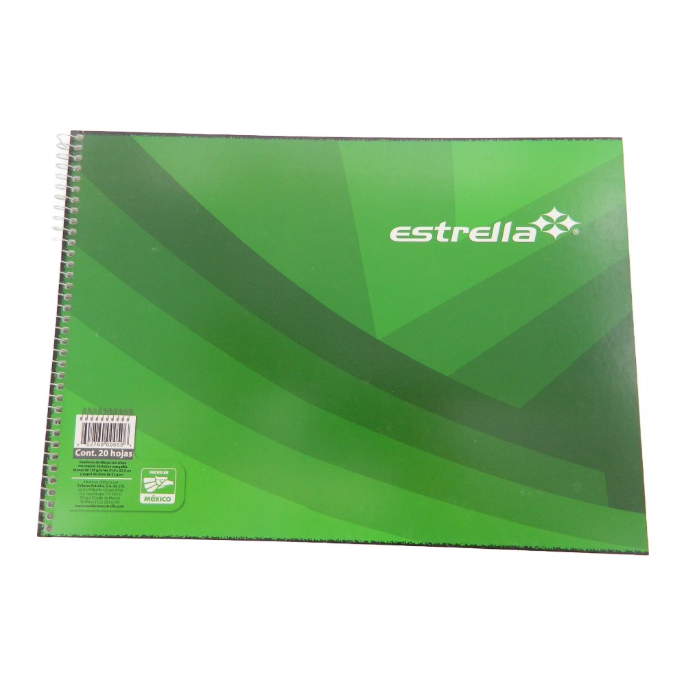 Cuaderno Dibujo C/ China C/ 20 hjs Estrella