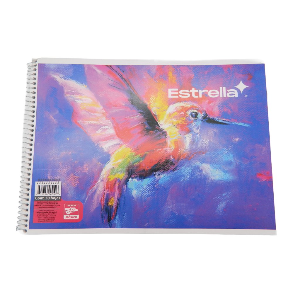 Cuaderno Dibujo C/ China C/ 30 hjs Estrella