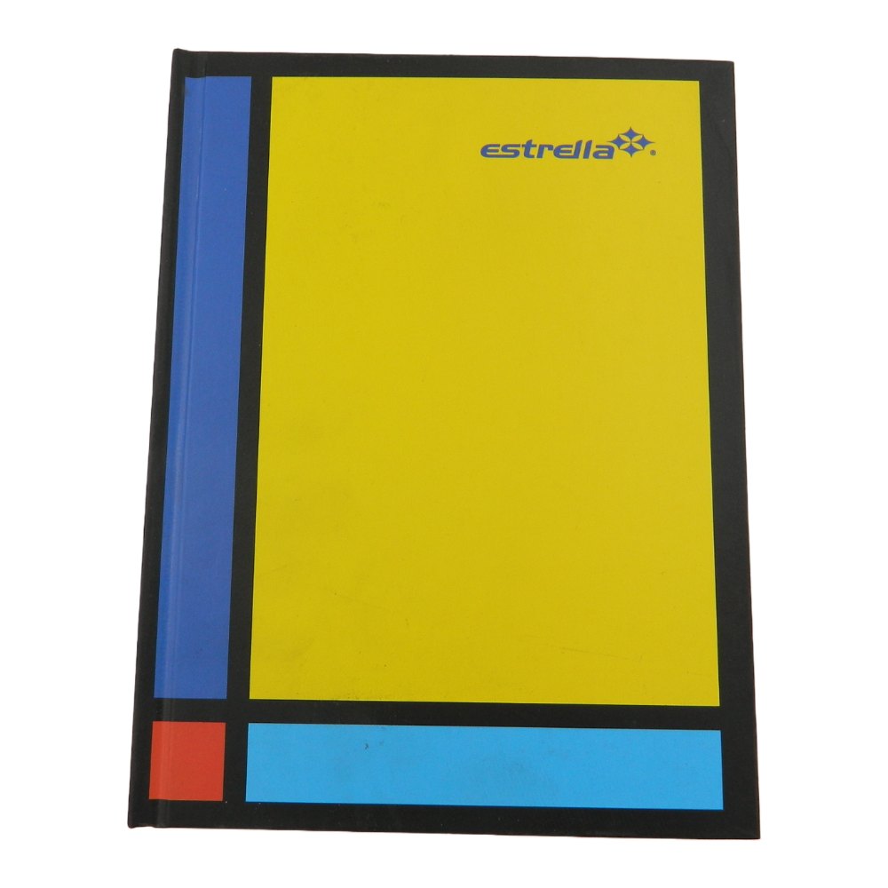 Libreta 1/4 Pasta Dura F/ Francesa Rayado C/ 192 hjs Estrella