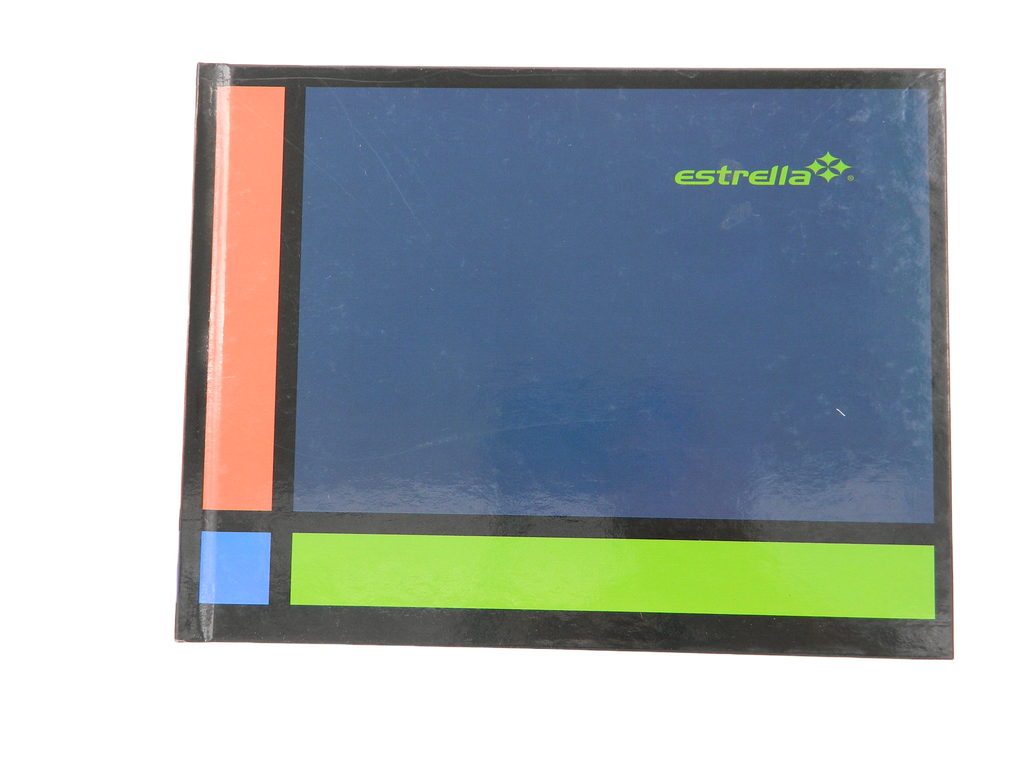 Libreta 1/4 Pasta Dura F/ Italiano Rayado C/ Indice C/ 96 hjs Estrella