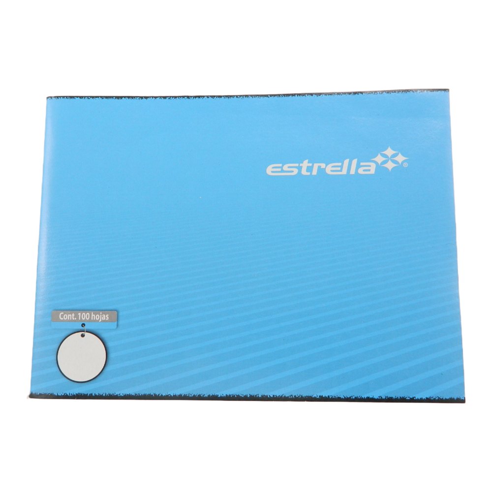 Cuaderno Engrapado F/ Italiano Blanco C/ 100 hjs Estrella