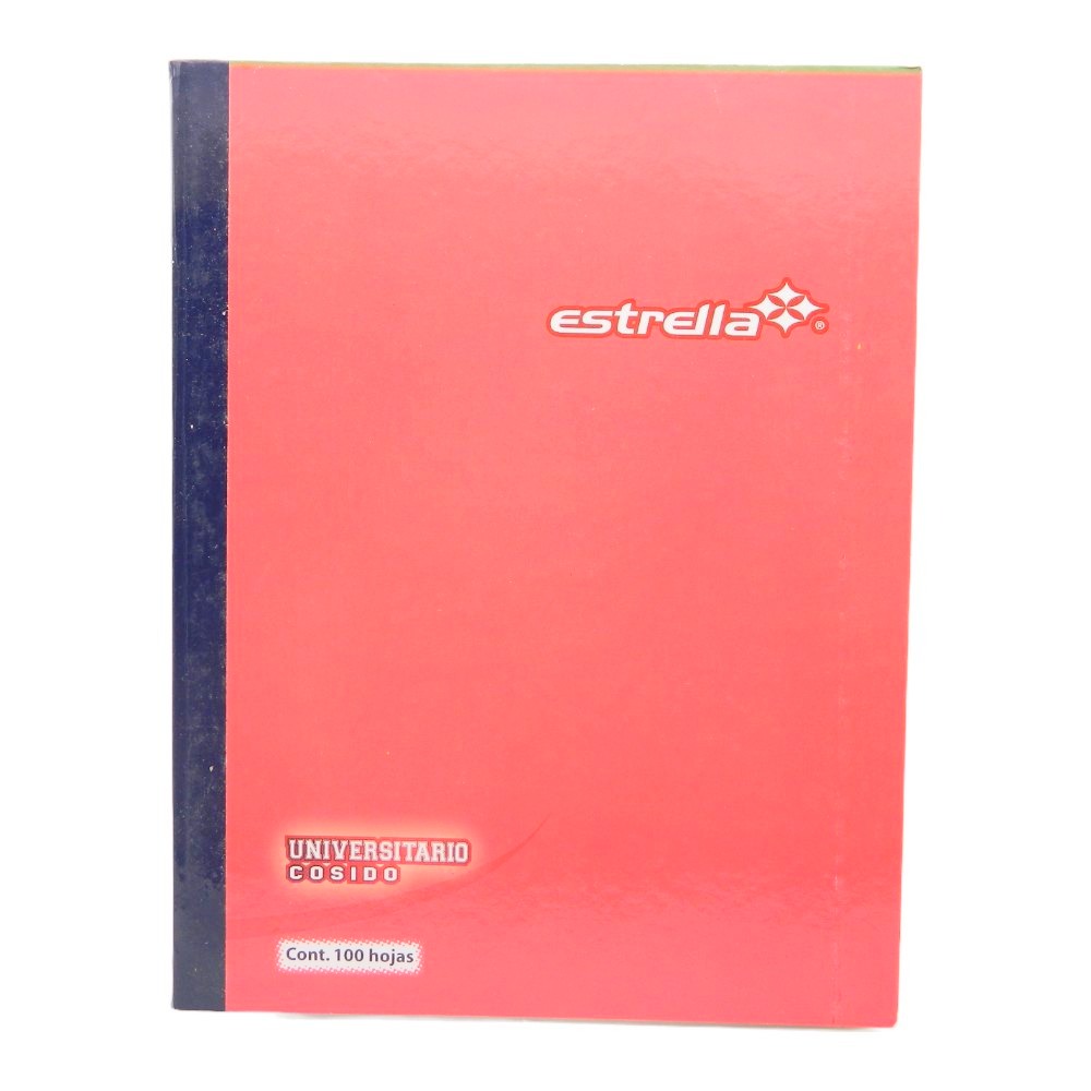 Cuaderno Universitario Cosido Cuadro 5 C/ 100 hjs Estrella