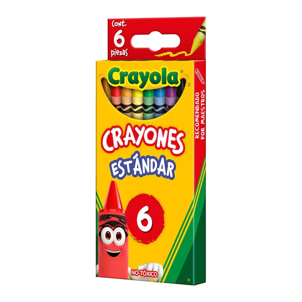 Crayones Estandar C/ 6 pzs Crayola