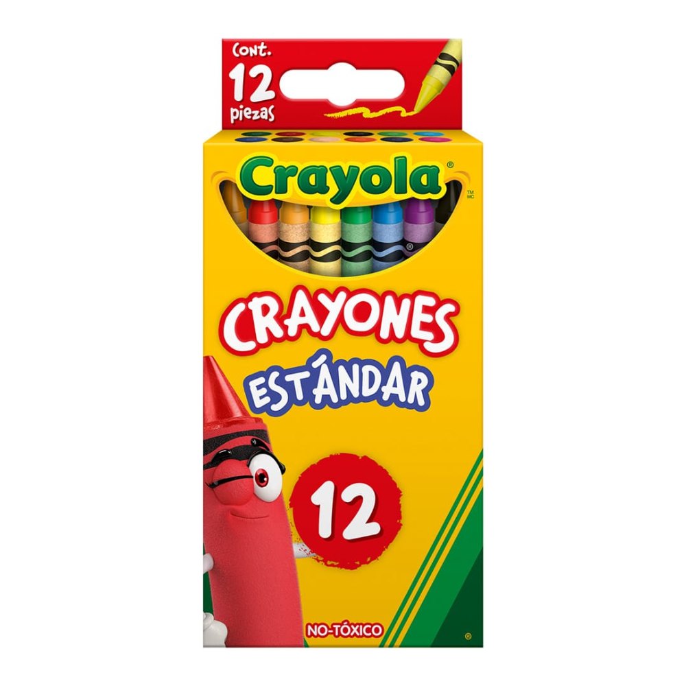 Crayones Estandar C/ 12 pzs Crayola
