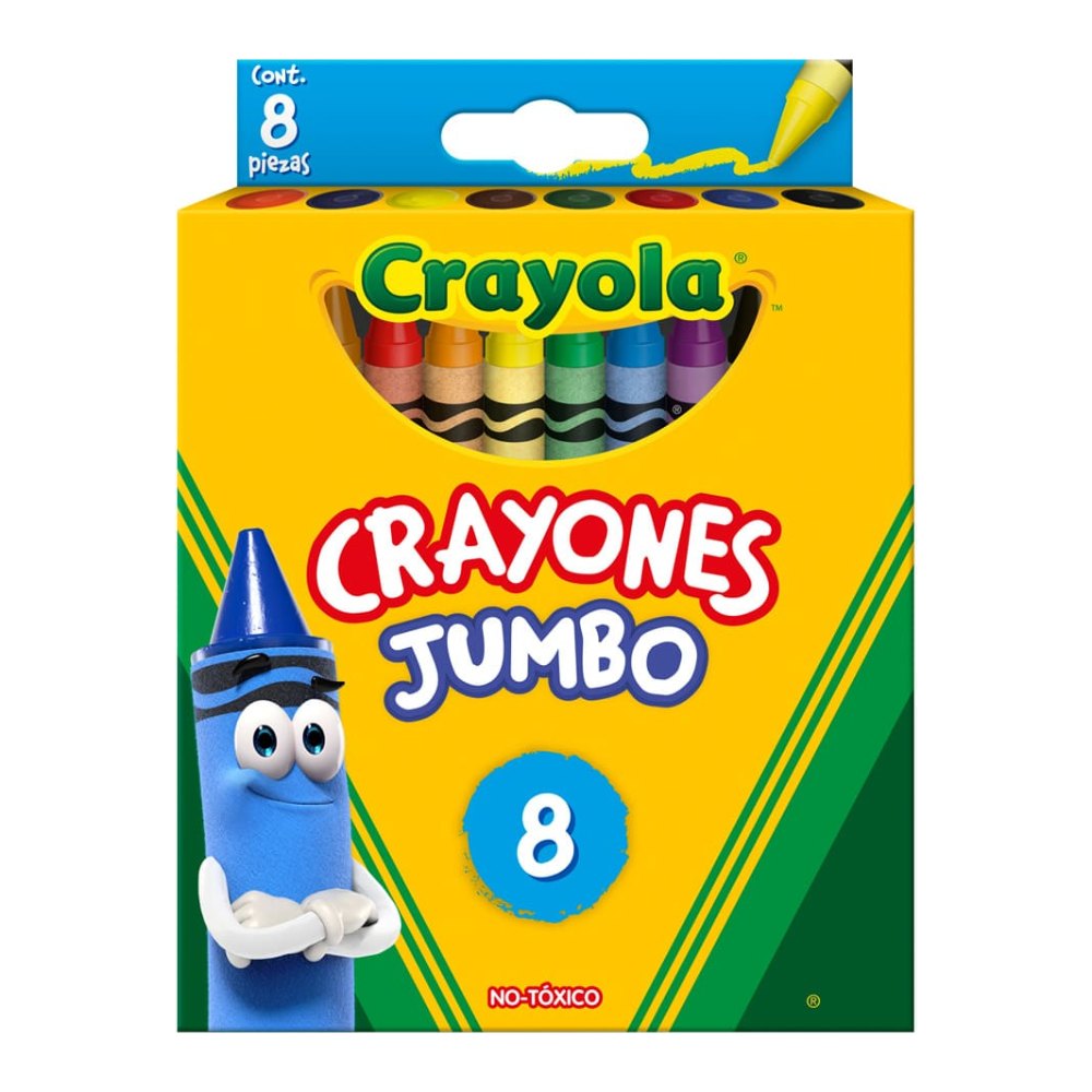 Crayones Jumbo C/ 8 pzs Crayola