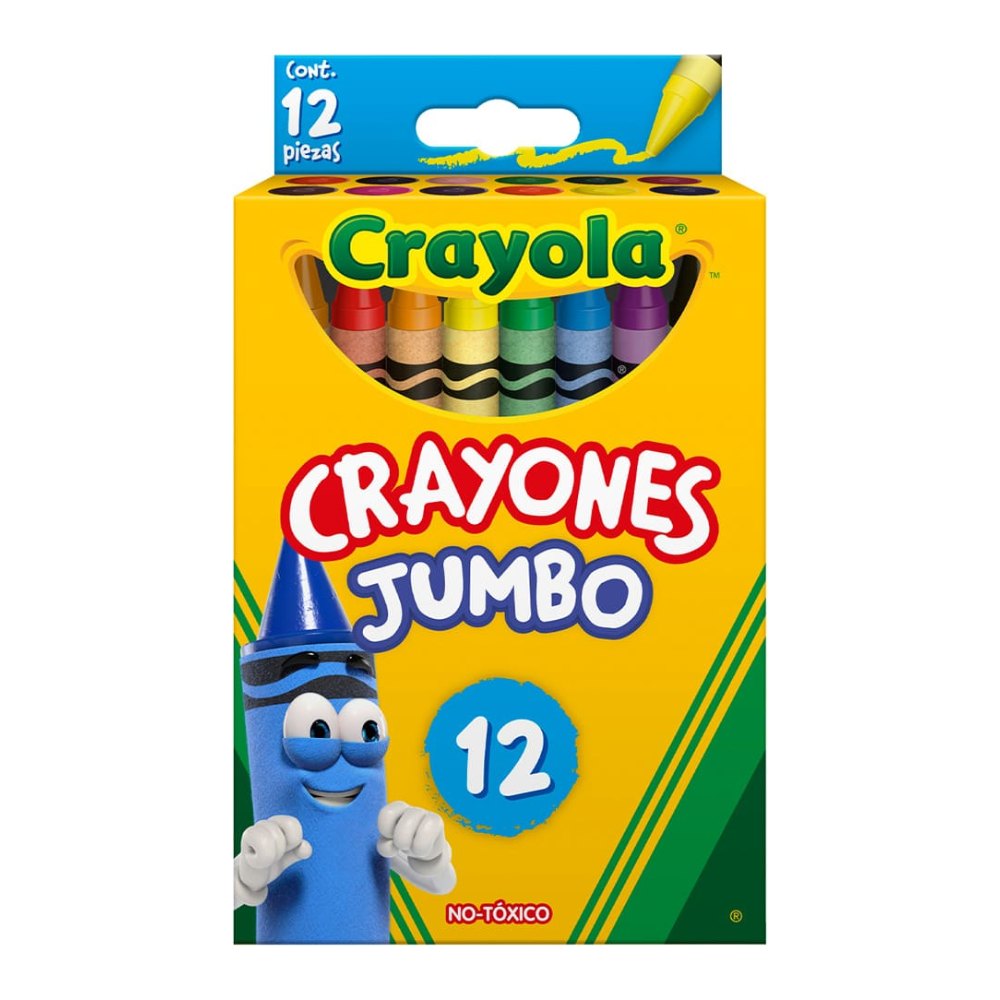 Crayones Jumbo C/ 12 pzs Crayola
