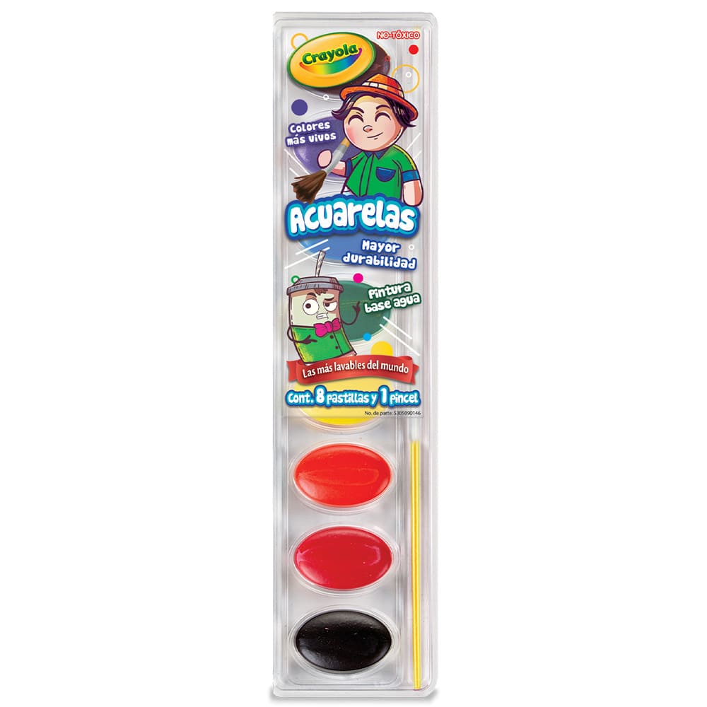 Acuarelas C/ 8 pzs Crayola