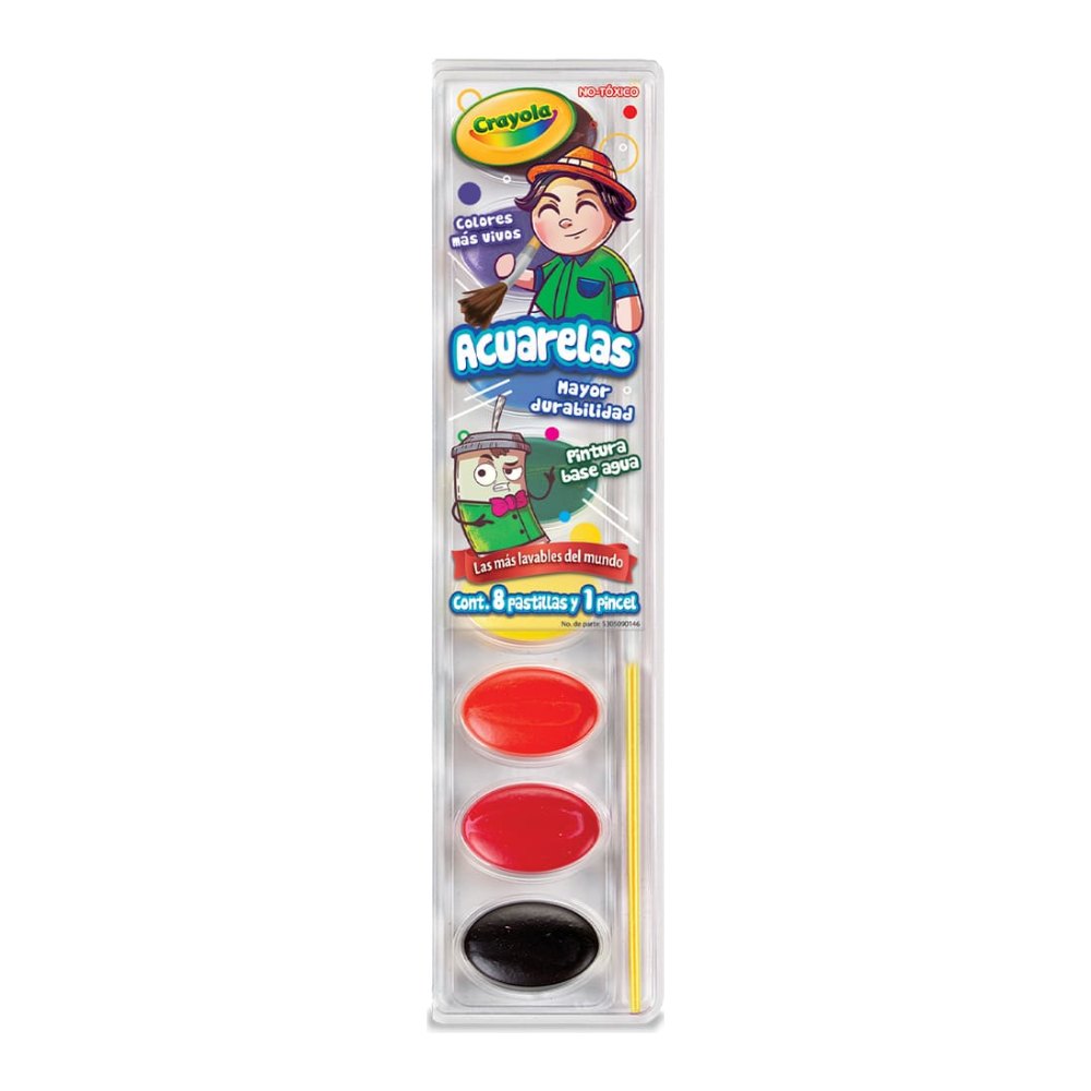 Acuarelas C/ 8 pzs Crayola
