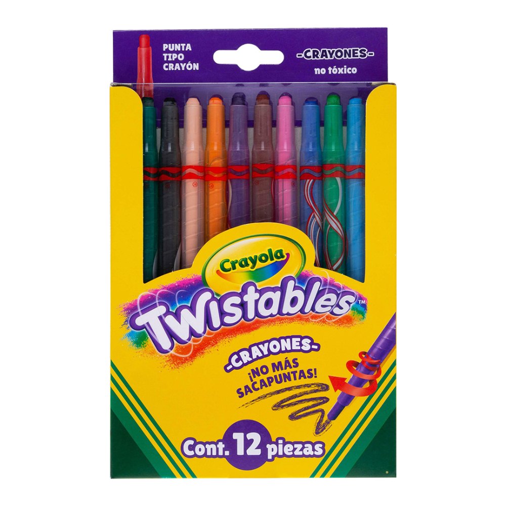 Crayones Twistables C/ 12 pzs Crayola