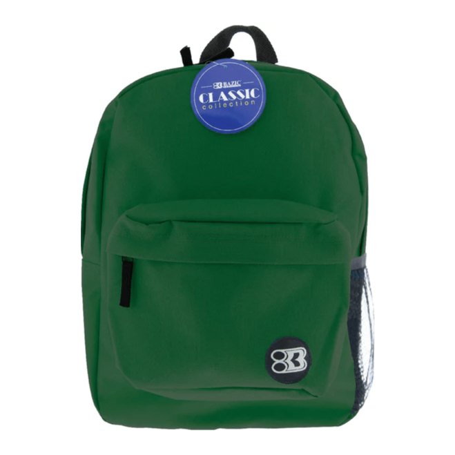 Mochila Clasica 17" Verde Bazic