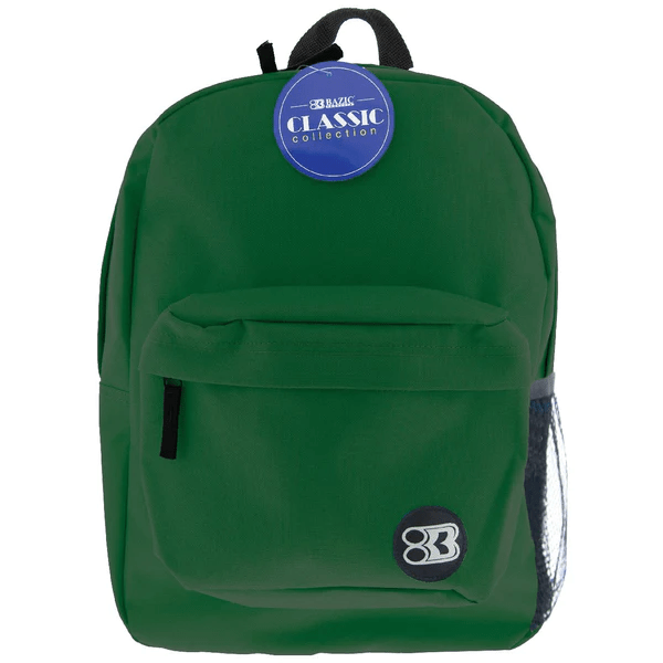 Mochila Clasica 17" Verde Bazic