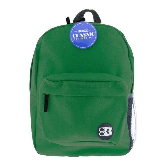Mochila Clasica 17" Verde Bazic