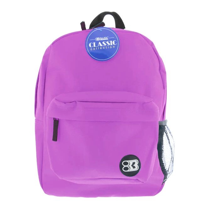 Mochila Clasica 17" Morada Bazic