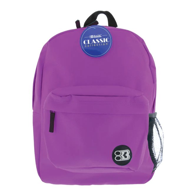 Mochila Clasica 17" Morada Bazic