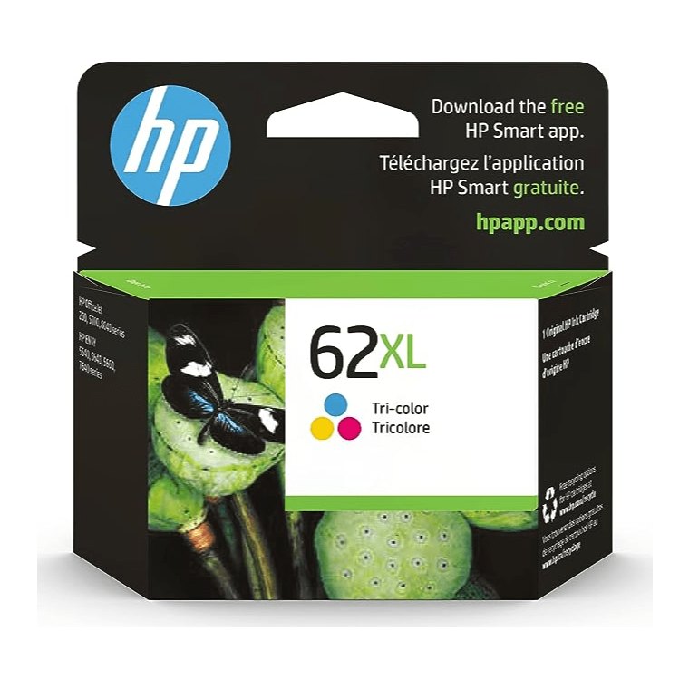 Cartucho HP 62XL Tricolor