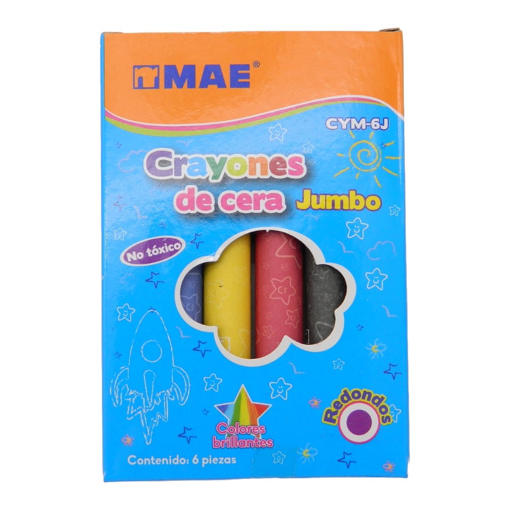 Crayones Jumbo C/ 6 pzs Mae