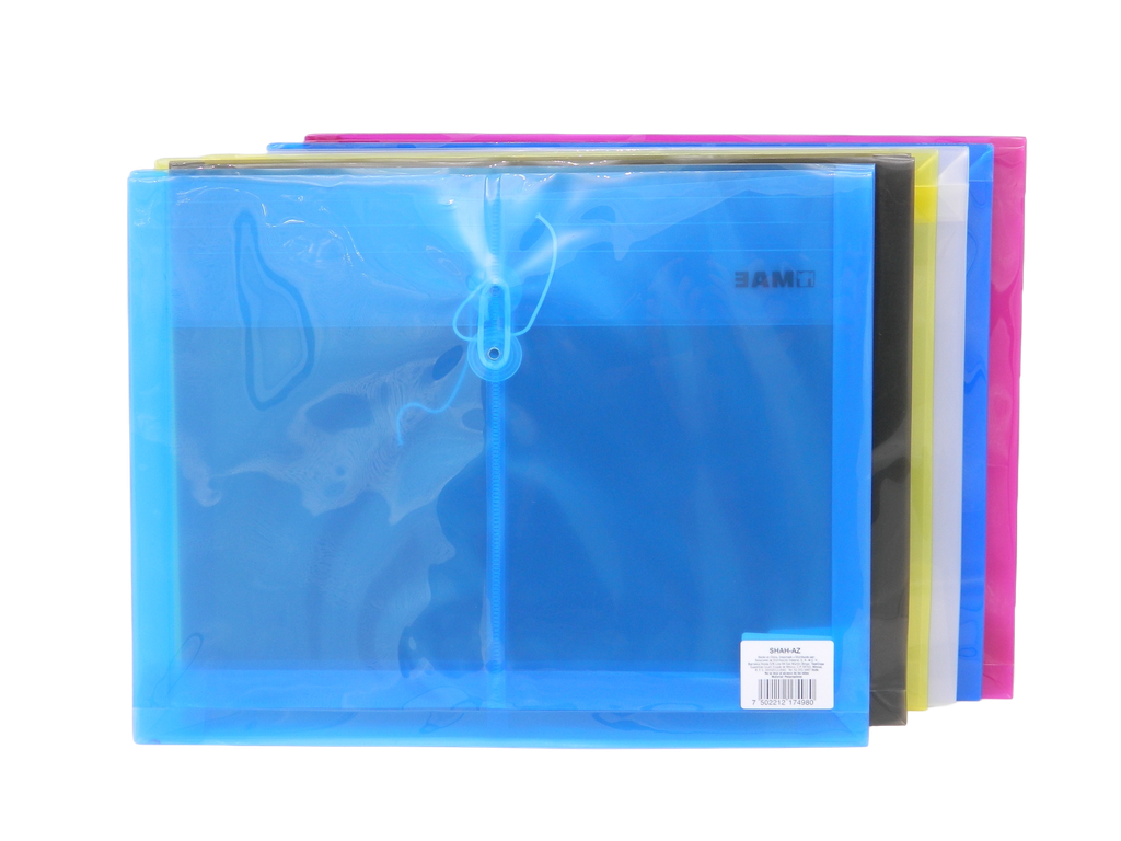 Sobre Plastico C/ Hilo T/ Carta Horizontal C/ 12 pzs Mae