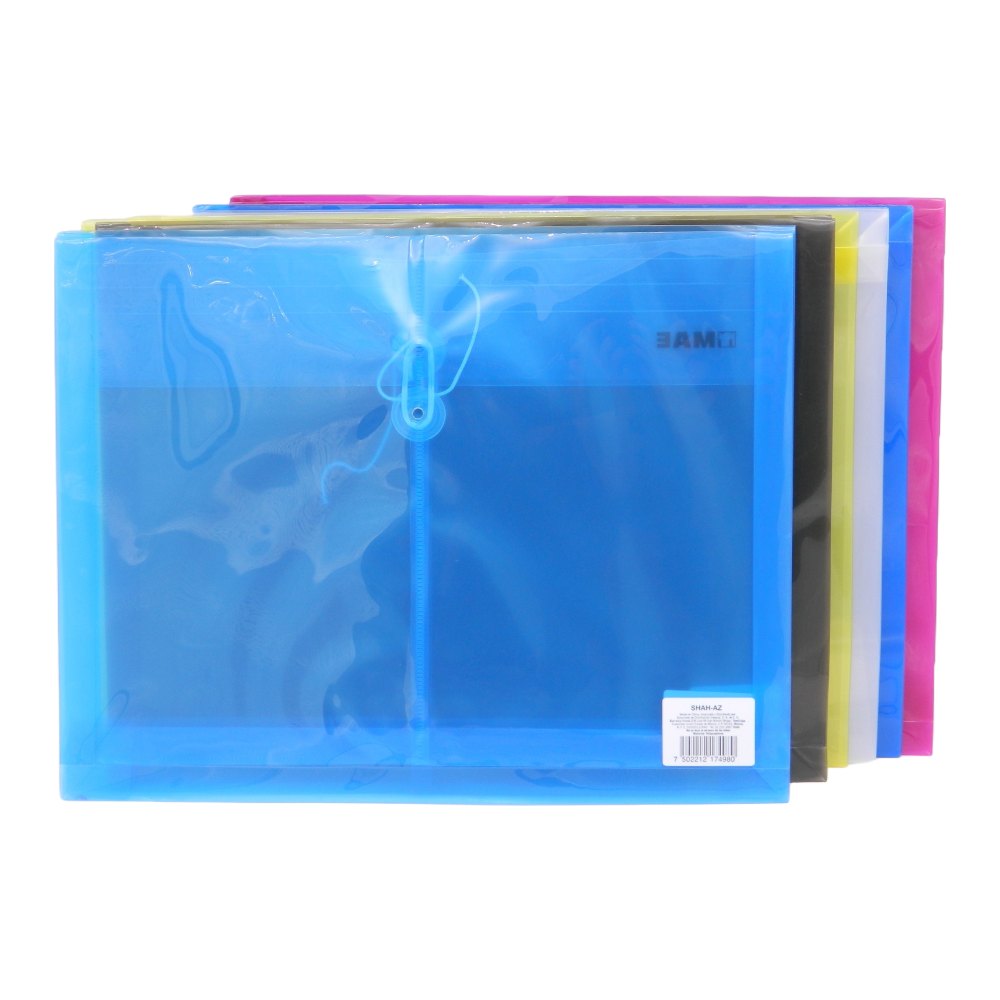 Sobre Plastico C/ Hilo T/ Carta Horizontal C/ 12 pzs Mae