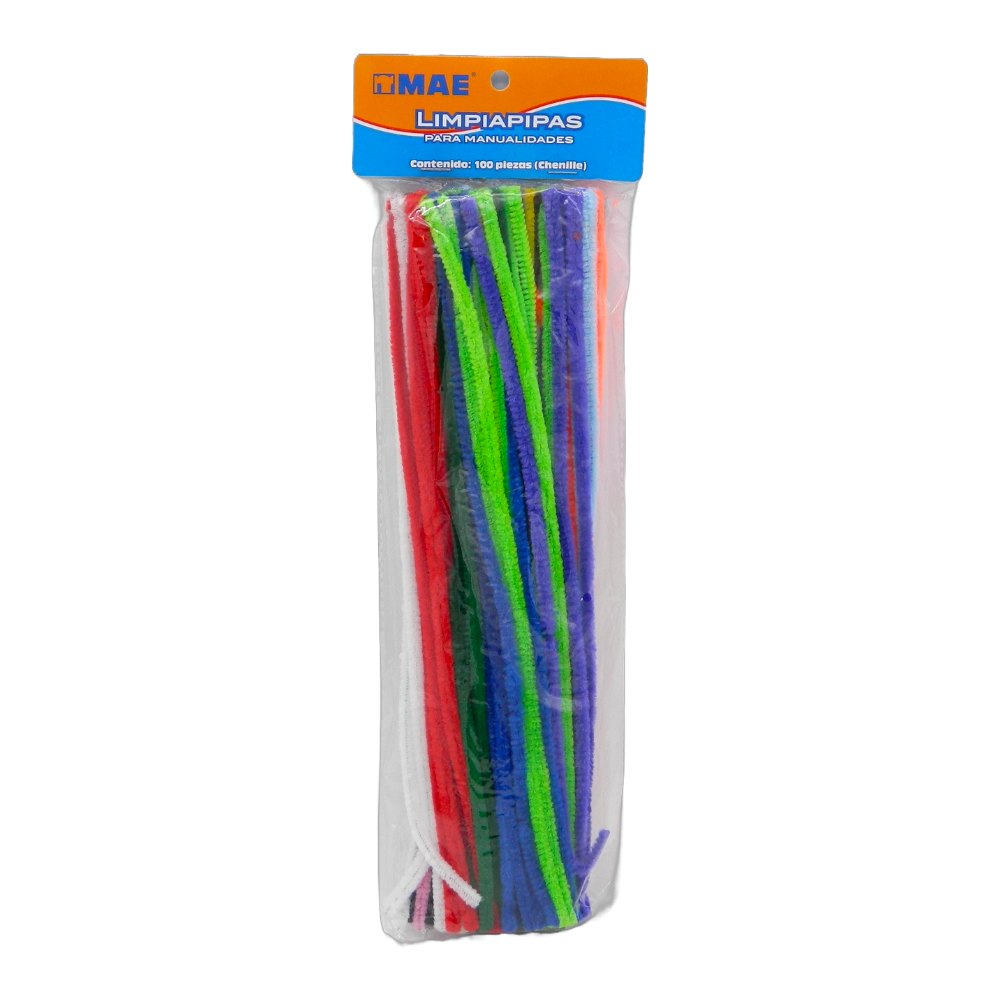 Limpiapipas Colores Surtidos C/ 100 pzs Mae