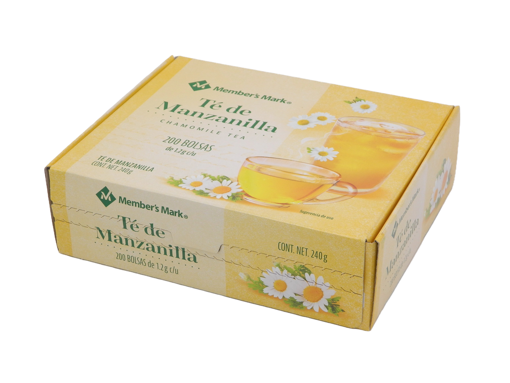 Te de Manzanilla 1.2 grs C/ 200 pzs Members
