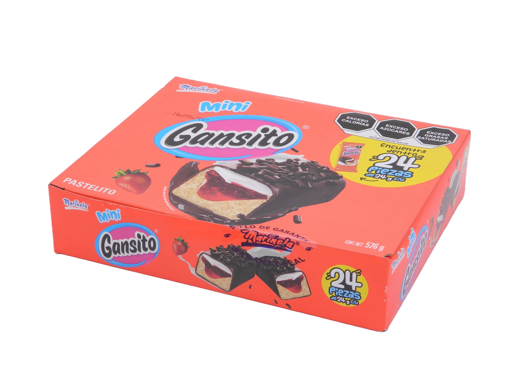 Mini Gansito C/ 24 pzs Marinela