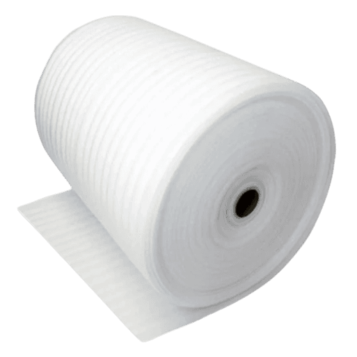 Rollo Espuma Polifoam Blanco 1/8" x 2 mts x 105 mts Perforado C/ 12"