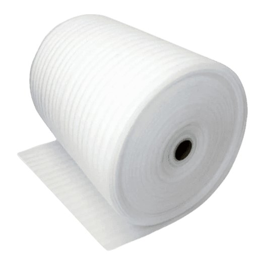 Rollo Espuma Polifoam Blanco 1/8" x 2 mts x 105 mts Perforado C/ 12"