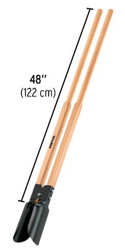 Cavadores Apertura 6" Hojas Acero Inox Mango Madera 22698 Truper