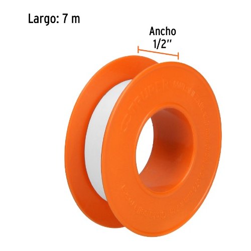 Cinta Sella Roscas 7 mts 1/2" 12520 Truper