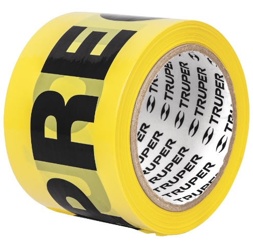 Cinta Delimitadora 3" Precaucion 100 mts 12578 Truper