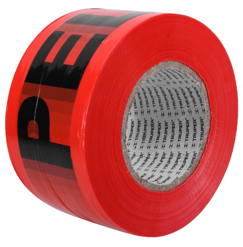 Cinta Delimitadora 3" Peligro 100 mts 13979 Truper
