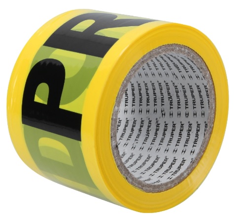 Cinta Delimitadora 3" Prohibido 100 mts 13995 Truper