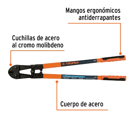 Cortapernos 76 cms Hasta 1/2" 12834 Truper