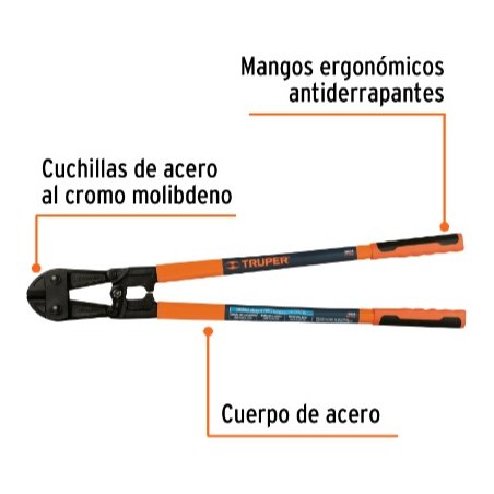 Cortapernos 76 cms Hasta 1/2" 12834 Truper