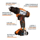 Taladro Inalambrico Profesional 12V 3/8" 18153 Truper