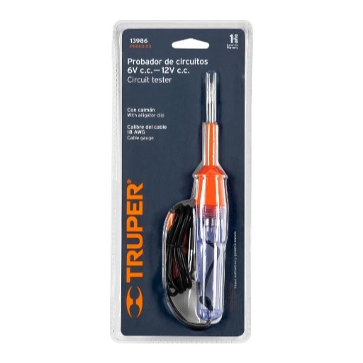 Probador de Circuitos C/ Caiman 20 cms 13986 Truper