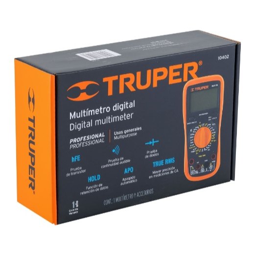 Multimetro Digital 10402 Truper