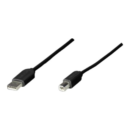 Cable Usb A a Usb B 1.8 mts Negro Manhattan