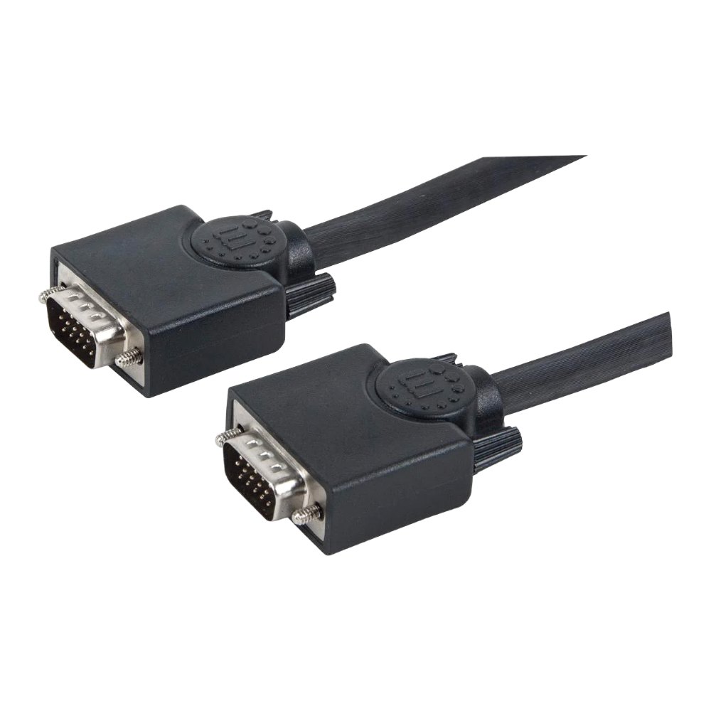 Cable P/ Monitor SVGA Blindado HD15 Macho a HD15 Macho 15 mts Manhattan