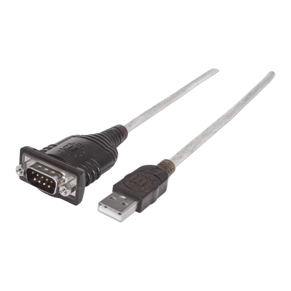 Convertidor Usb a Puerto Serial/RS232/COM/DB9 Manhattan