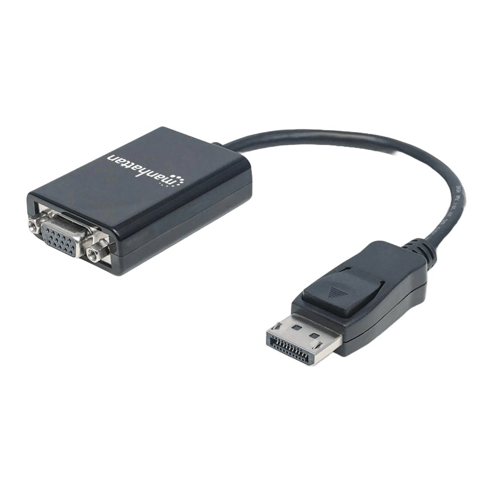 Convertidor DisplayPort Macho a VGA HD15 Hembra Manhattan