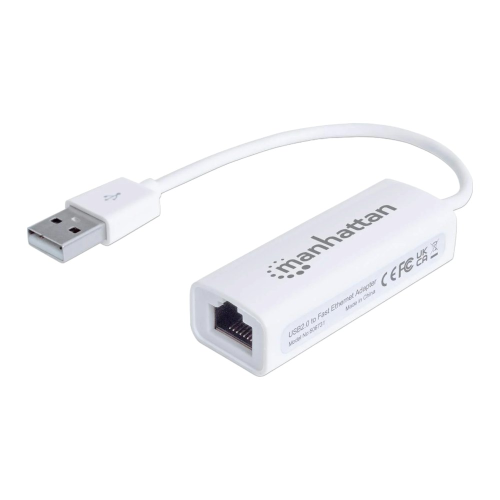 Adaptador Fast Ethernet Usb Alta Velocidad 2.0 Manhattan
