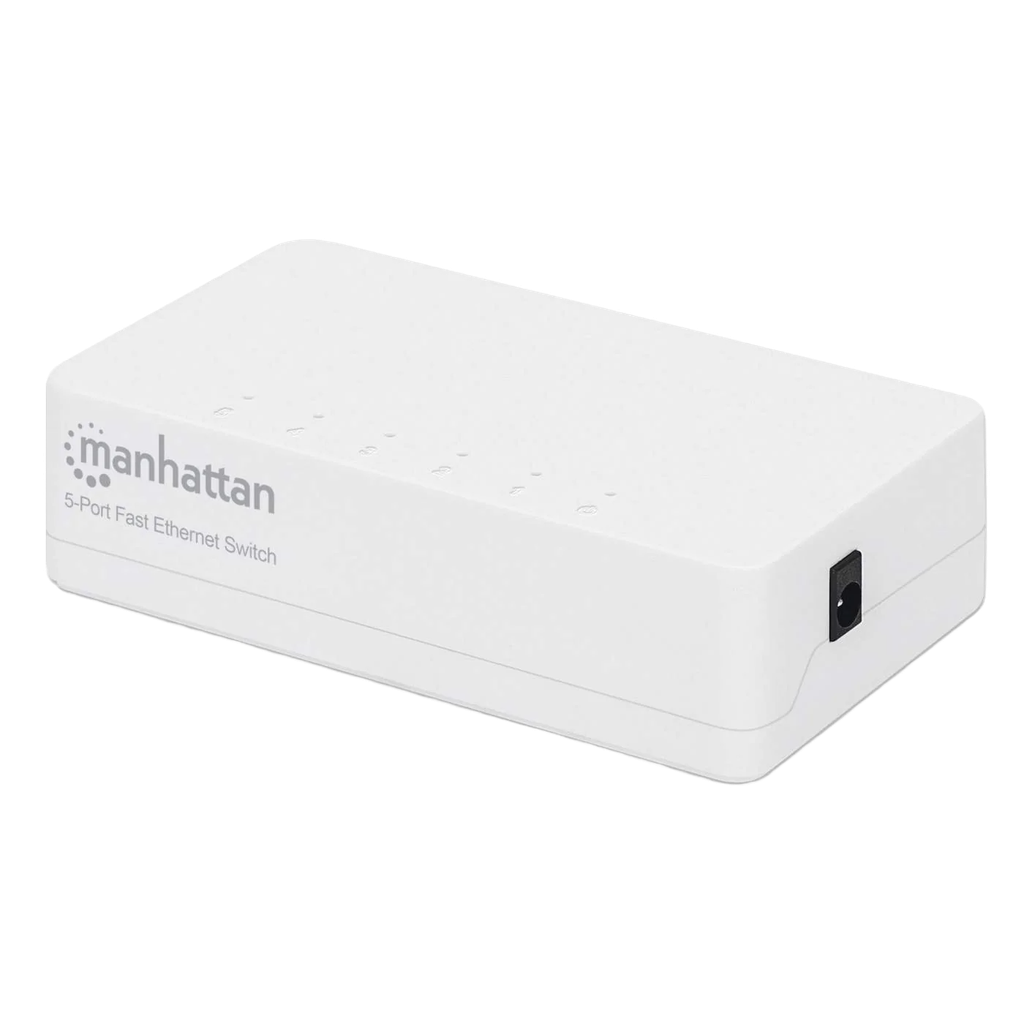 Switch Fast Ethernet 5 Puertos Blanco Manhattan