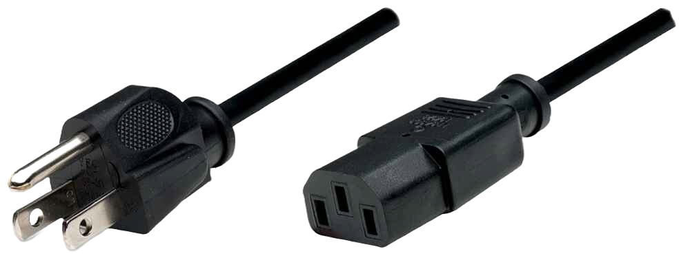 Cable Alimentacion Poder P/ PC 1.8 mts Manhattan