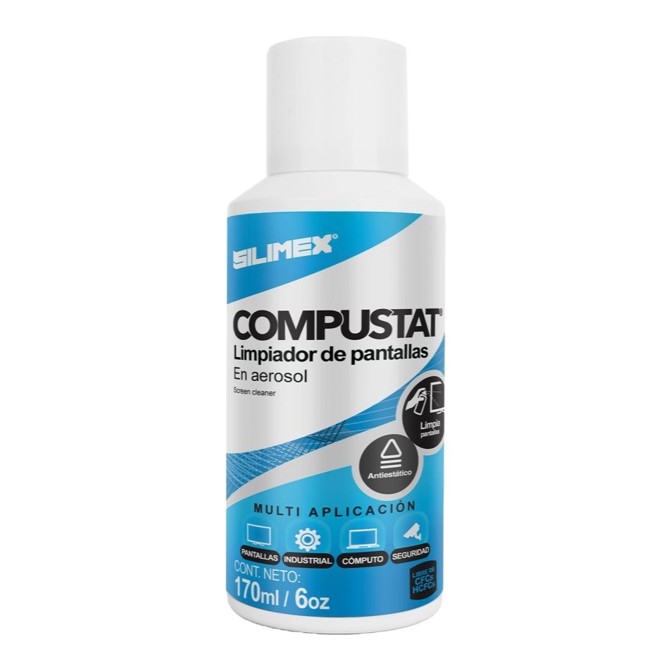 Limpiador Pantallas Antiestatico Compustat 170 ml Silimex